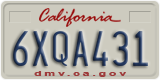 California, Passenger Car (1ABC234)