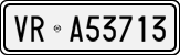 License plate of Italy, Cars (1927 year series)