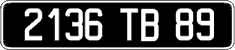 French license plate, FNI