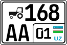 License plate of Uzbekistan, Special vehicles (organizations)