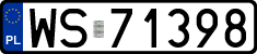 License plates of Poland, Regular car plates