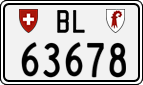 License plate of Switzerland, Cars