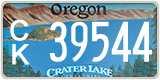 Oregon, Specialty plates (AB 12345)