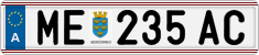 License plate of Austria, Regular plates