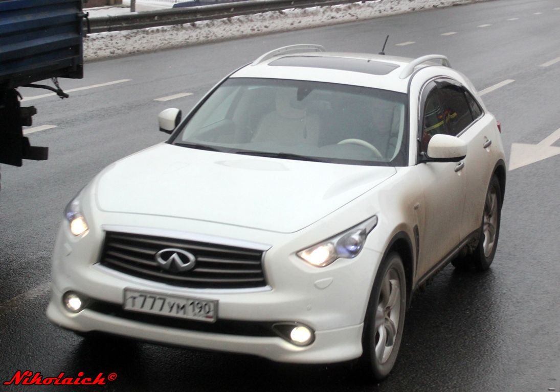 т 777 ум 190, Infiniti QX70/FX-Series 2nd gen FX/QX (S51), 2008–2017