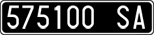 License plate of Italy, Cars (1927 year series)