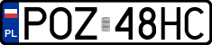 License plates of Poland, Regular car plates