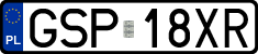 License plates of Poland, Regular car plates