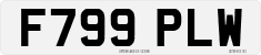License plate of the United Kingdom, 1983 year system