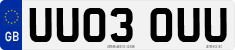 License plate of the United Kingdom, 2001 year system