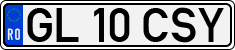 License plate of Romania, Regular plates