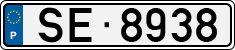 License plate of Portugal, Trailers