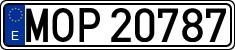 License plates of Spain, Official and military plates