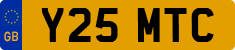 License plate of the United Kingdom, 1983 year system