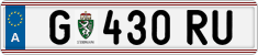License plate of Austria, Regular plates
