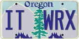 Oregon, Vanity Plates