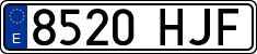 License plates of Spain, Ordinary (2000)