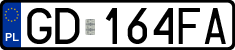 License plates of Poland, Regular car plates