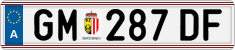 License plate of Austria, Regular plates