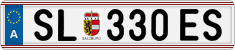 License plate of Austria, Regular plates