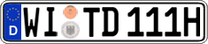 German license plate, Plates for oldtimers (type 