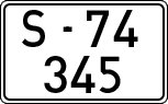 License plates of Spain, 1900 year series