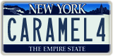 New York, Vanity Plates