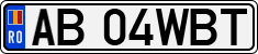 License plate of Romania, Regular plates