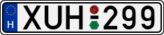 license plates of Hungary, Cars (1990)