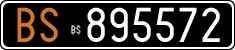 License plate of Italy, Cars (1927 year series)