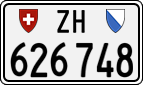 License plate of Switzerland, Cars