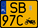 License plates of Poland, Oldtimers