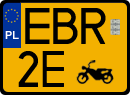 License plates of Poland, Oldtimers