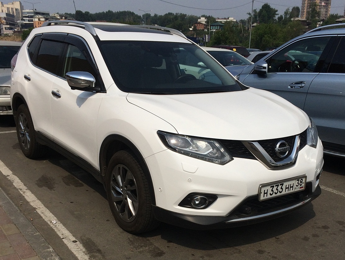 н 333 нн 38, Nissan X-Trail 3rd gen (T32), 2013–2018