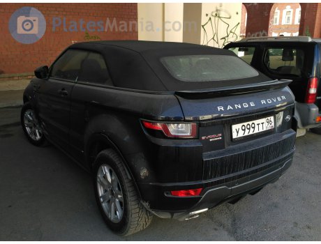 у999тт96, Land Rover Range Rover Evoque