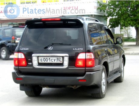 е001су82, Lexus LX