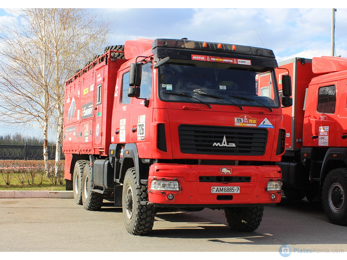 AM 6885-7, MAZ 6317 1st gen, 1991–