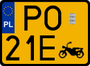 License plates of Poland, Oldtimers
