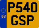 License plate of the United Kingdom, 1983 year system