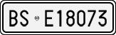 License plate of Italy, Cars (1927 year series)