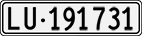 License plate of Switzerland, Cars