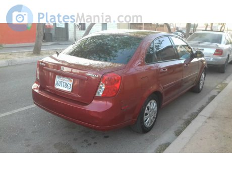 6UTT863, Suzuki Forenza