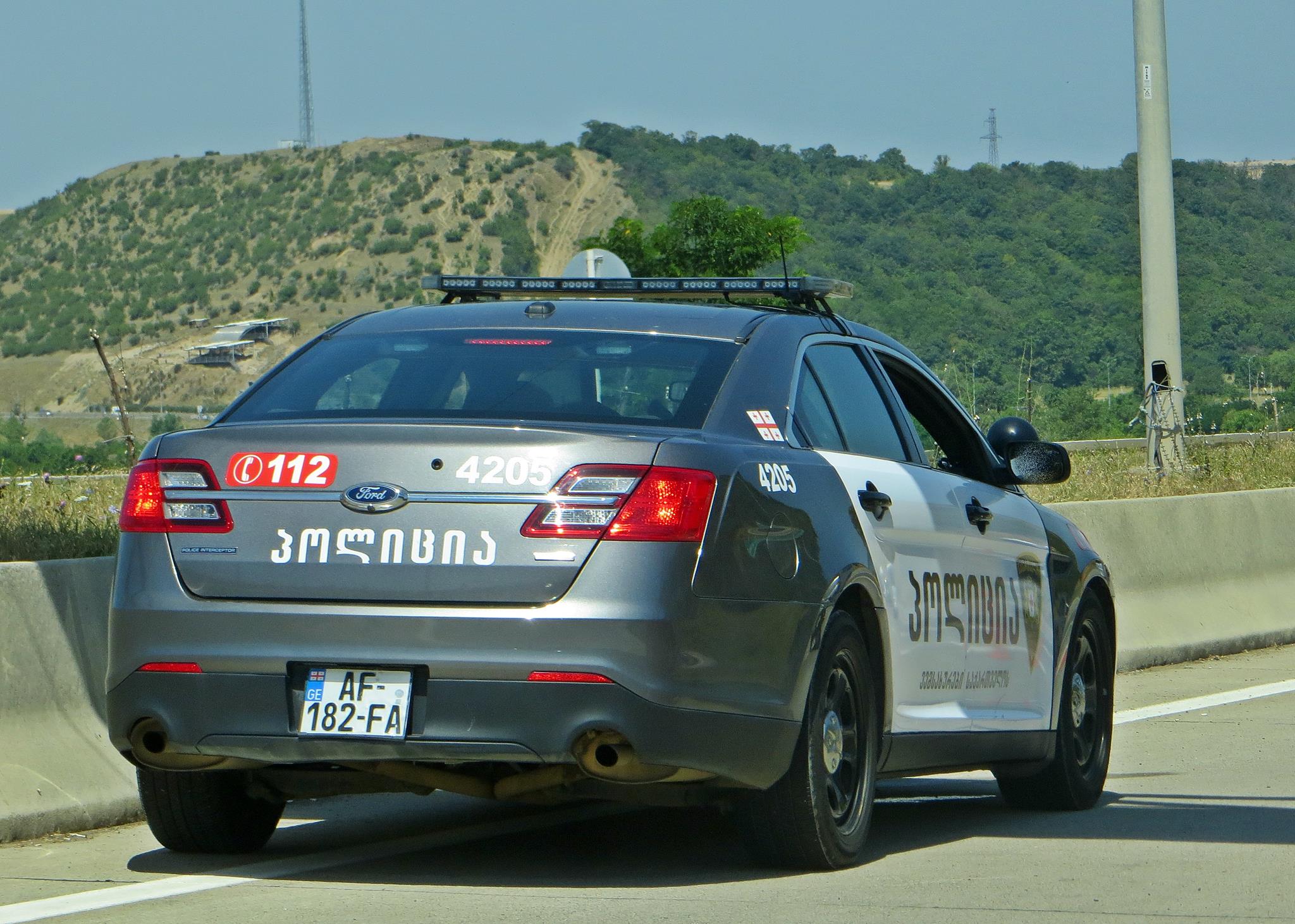 AF-182-FA, Ford Police Interceptor Sedan 1st gen (P2M), 2012–2019