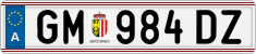 License plate of Austria, Regular plates