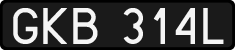 License plates of Poland, 1976 year system
