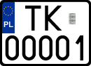 License plates of Poland, Regular car plates
