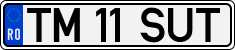License plate of Romania, Regular plates