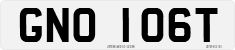 License plate of the United Kingdom, 1963 year system