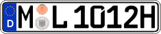 German license plate, Plates for oldtimers (type 
