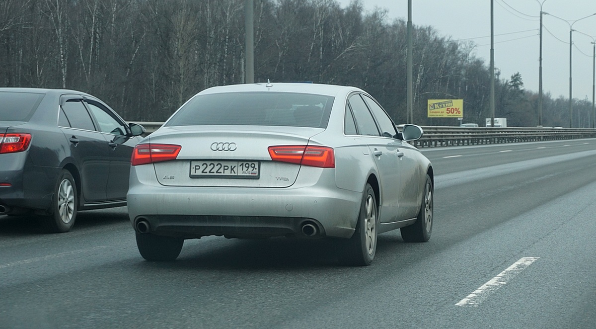 р 222 рк 199, Audi A6 